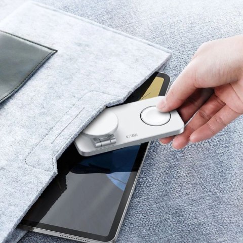 Ładowarka indukcyjna Tech-Protect QI15W-A47 MagSafe 3w1 + kabel USB-C - biała Tech-Protect