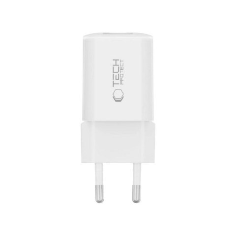 Ładowarka sieciowa Tech-Protect NCM33W 2-porty PD33W/QC3.0 - biała Tech-Protect