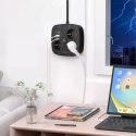 Listwa zasilająca Tech-Protect PCS3X4, 3 gniazda sieciowe, 2xUSB-A, 2xUSB-C 200 cm - czarna Tech-Protect