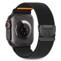 Pasek Tech-Protect Nylon Clasp na Apple Watch 44 / 45 / 46 / 49 mm - czarne Tech-Protect