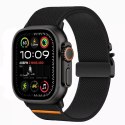 Pasek Tech-Protect Nylon Clasp na Apple Watch 44 / 45 / 46 / 49 mm - czarne Tech-Protect