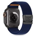 Pasek Tech-Protect Nylon Clasp na Apple Watch 44 / 45 / 46 / 49 mm - granatowy Tech-Protect