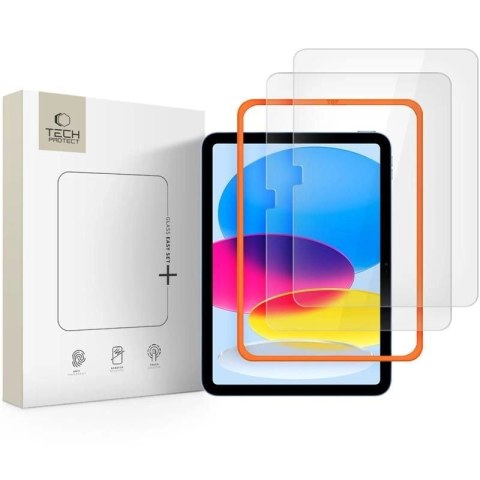 Szkło hartowane Tech-Protect Easy Set+ 2-pack na iPad 10.9" 2022 / iPad 11" 2025 Tech-Protect