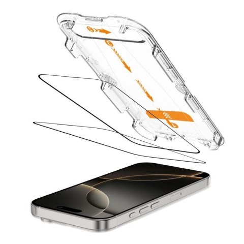Szkło hartowane Tech-Protect Quick Set+ 2-pack na iPhone 16 Pro Tech-Protect
