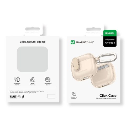 Etui AMAZINGTHING Minimal Case do AirPods 4 - pustynne AmazingThing