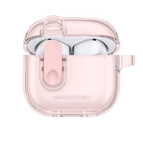 Etui AMAZINGTHING Minimal Case do AirPods 4 - różowe AmazingThing