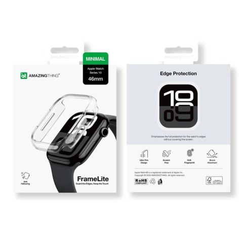 Etui AMAZINGTHING Minimal Case do Apple Watch 46mm - przezroczyste AmazingThing