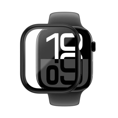 Etui ze szkłem hartowanym AMAZINGTHING Radix Glass do Apple Watch 42mm - czarne AmazingThing