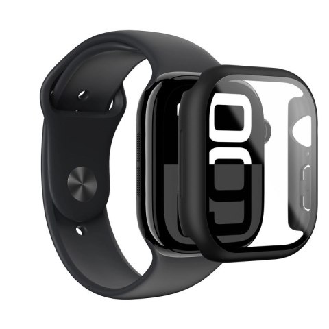 Etui ze szkłem hartowanym AMAZINGTHING Radix Glass do Apple Watch 42mm - czarne AmazingThing