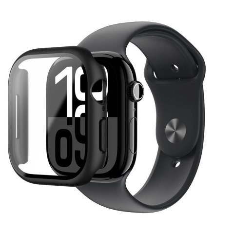 Etui ze szkłem hartowanym AMAZINGTHING Radix Glass do Apple Watch 42mm - czarne AmazingThing