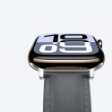 Skórzany pasek AMAZINGTHING Class Band do Apple Watch 45 / 46 / 49 mm - szary AmazingThing