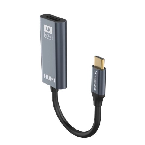 Adapter Wozinsky WACH-01 USB-C - HDMI 4K 60Hz - czarny Wozinsky