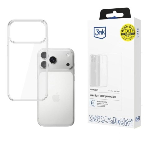 Etui 3mk Armor Case na Apple iPhone 17 Pro Max - przezroczyste 3mk Protection