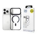 Etui 3mk Satin Armor MagCase na iPhone 17 Pro - przezroczysto czarne 3mk Protection