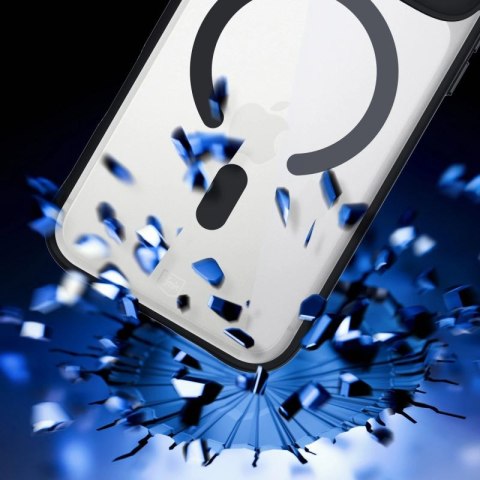 Etui 3mk Satin Armor MagCase na iPhone 17 Pro - przezroczysto czarne 3mk Protection