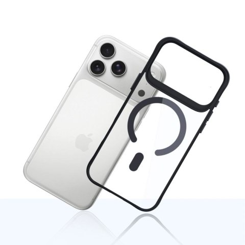 Etui 3mk Satin Armor MagCase na iPhone 17 Pro - przezroczysto czarne 3mk Protection