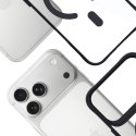Etui 3mk Satin Armor MagCase na iPhone 17 Pro - przezroczysto czarne 3mk Protection