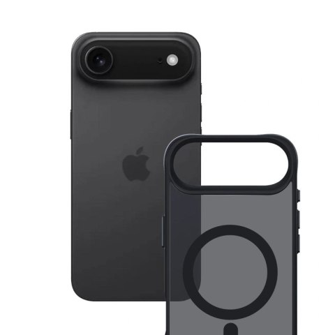 Etui 3mk Smoke MagCase na iPhone 17 Air - czarne półprzezroczyste 3mk Protection