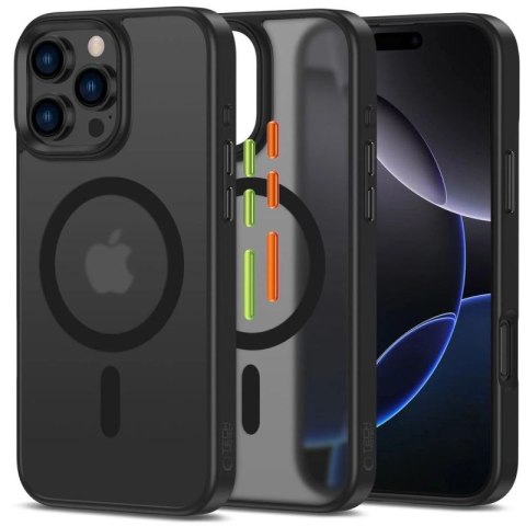 Etui Etui Tech-Protect MagMat Magsafe 3-set na iPhone 16 Pro Max - czarny mat Tech-Protect