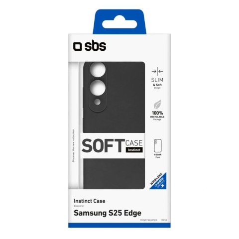 Etui SBS Instinct na Samsung Galaxy S25 Edge - czarne SBS