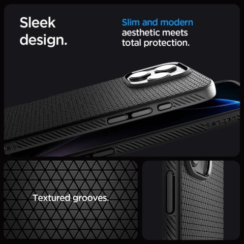 Etui Spigen Liquid Air "T" MagSafe na iPhone 16 Pro Max - czarny mat Spigen