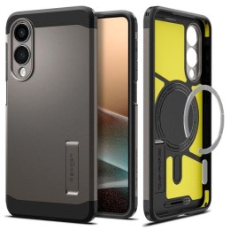 Etui Spigen Tough Armor MagSafe na Samsung Galaxy S25 Edge - szaro-czarne Spigen