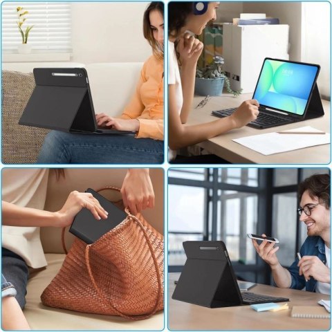 Etui Tech-Protect SC Pen + Keyboard na Samsung Galaxy Tab S10 FE+ 13.1 X620 / X626B - czarne Tech-Protect