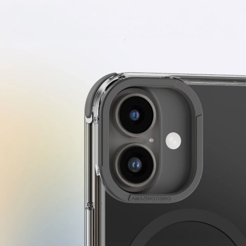 Etui silikonowe AMAZINGTHING Omni Mag Case do iPhone 16 Plus - czarne AmazingThing