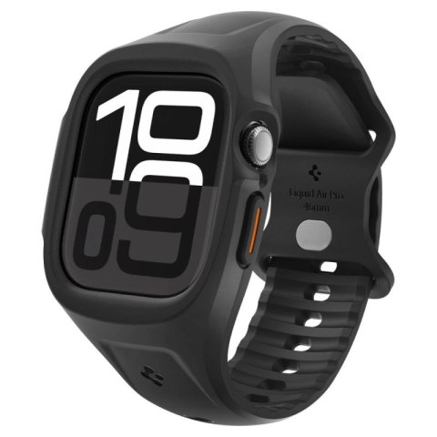 Pasek Spigen Liquid Air Pro na Apple Watch 46 mm - czarny mat Spigen
