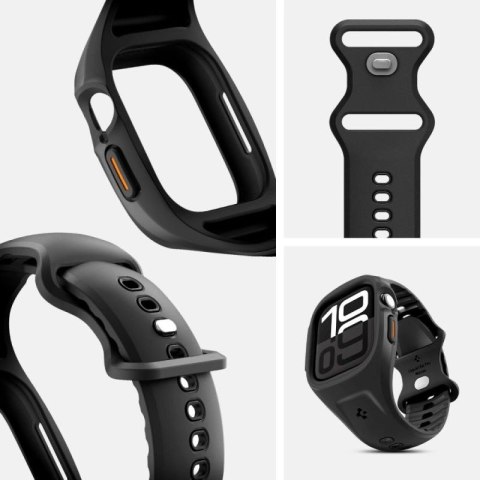 Pasek Spigen Liquid Air Pro na Apple Watch 46 mm - czarny mat Spigen