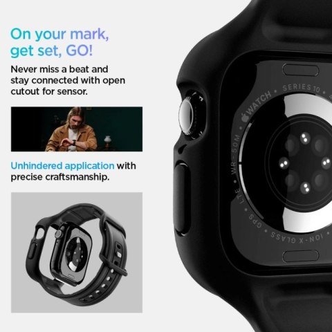 Pasek Spigen Vault Pro na Apple Watch 42 mm - czarny mat Spigen