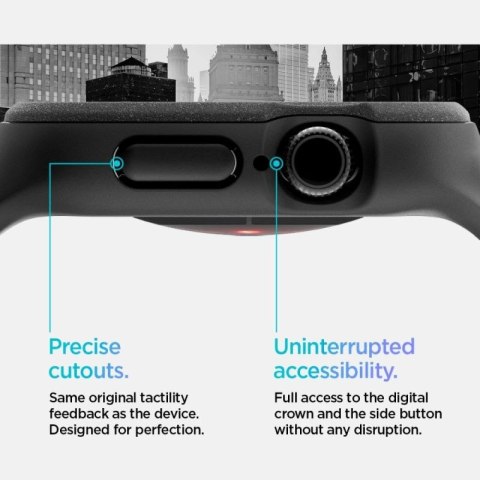 Pasek Spigen Vault Pro na Apple Watch 42 mm - czarny mat Spigen