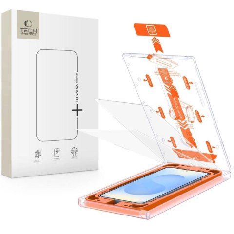Szkło hartowane Tech-Protect Quick Set+ na Samsung Galaxy S25+ - przezroczyste Tech-Protect