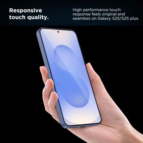 Szkło hartowane Tech-Protect Quick Set+ na Samsung Galaxy S25+ - przezroczyste Tech-Protect