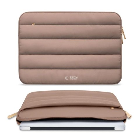 Torba Tech-Protett Fluffy na laptopa 13-14 - brązowa Tech-Protect