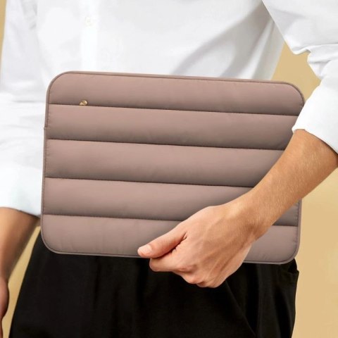 Torba Tech-Protett Fluffy na laptopa 13-14 - brązowa Tech-Protect