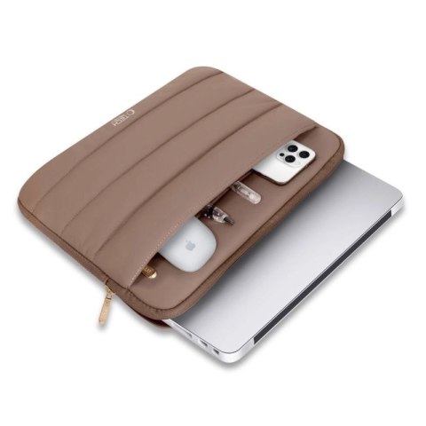 Torba Tech-Protett Fluffy na laptopa 15-16 - brązowa Tech-Protect