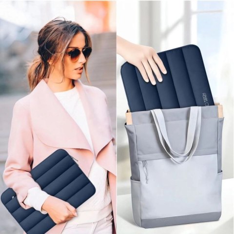 Torba Tech-Protett Fluffy na laptopa 15-16 - granatowa Tech-Protect