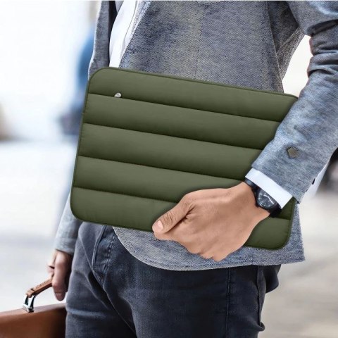Torba Tech-Protett Fluffy na laptopa 15-16 - zielona Tech-Protect