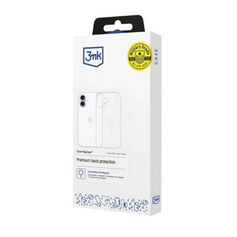 Etui 3mk Clear MagCase na Apple iPhone 17 - przezroczyste 3mk Protection