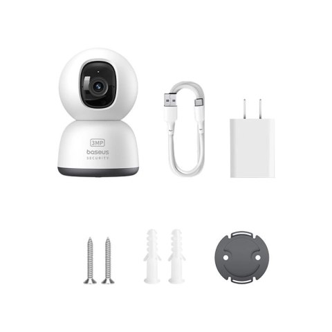 Kamera wewnętrzna Baseus Security P1 Lite 2K (wersja EU) - biała Baseus