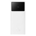 Powerbank Baseus EnerFill FP41 30000mAh 22.5W z kablem Baseus Simple USB-A - USB-C 3A 30cm - biały Baseus