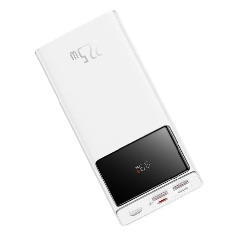 Powerbank Baseus EnerFill FP41 30000mAh 22.5W z kablem Baseus Simple USB-A - USB-C 3A 30cm - biały Baseus