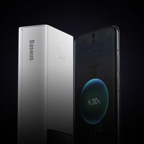 Powerbank Baseus EnerFill FP41 30000mAh 22.5W z kablem Baseus Simple USB-A - USB-C 3A 30cm - biały Baseus