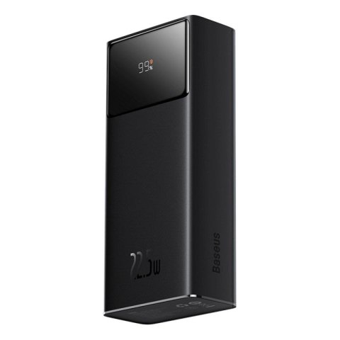 Powerbank Baseus EnerFill FP41 30000mAh 22.5W z kablem Baseus Simple USB-A - USB-C 3A 30cm - czarny Baseus