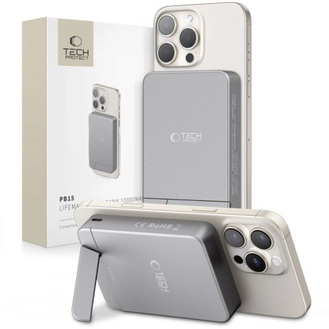 Powerbank Tech-Protect PB14 LifeMag MagSafe 10000 mAh - szary Tech-Protect