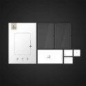 Szkło hartowane Tech-Protect Glass Fit+ 2-pack na Samsung Galaxy Tab S7 / S8 / S9 11.0 / S9 FE / S10 FE 10.9 - przezroczyste Tech-Protect