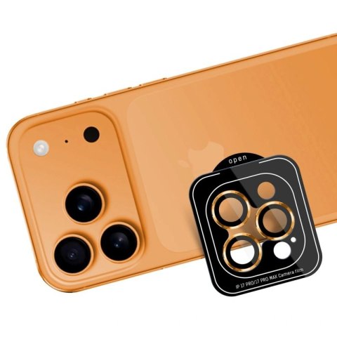 Szkło hartowane na obiektyw aparatu 3mk Lens Protection Pro do iPhone 17 Pro / 17 Pro Max - pomarańczowe 3mk Protection