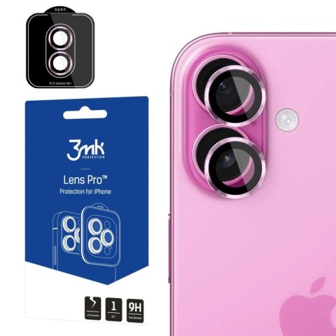 Szkło hartowane na obiektyw aparatu 3mk Lens Protection Pro do iPhone 17 - fioletowe 3mk Protection