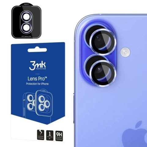 Szkło hartowane na obiektyw aparatu 3mk Lens Protection Pro do iPhone 17 - niebieskie 3mk Protection